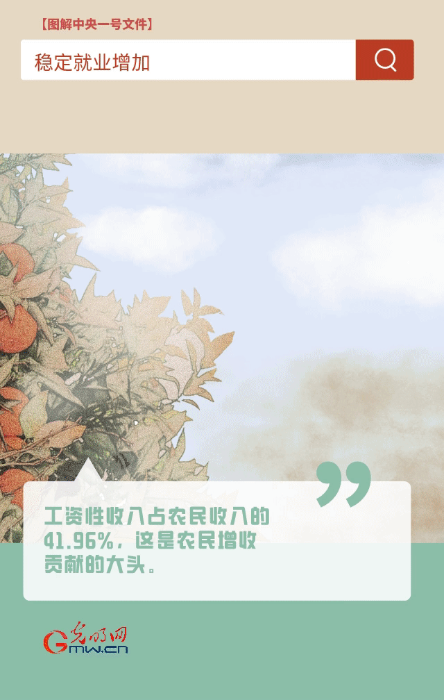 【圖解中央一號文件】“動”漫海報丨今年如何讓農(nóng)民的“錢袋子”鼓起來？