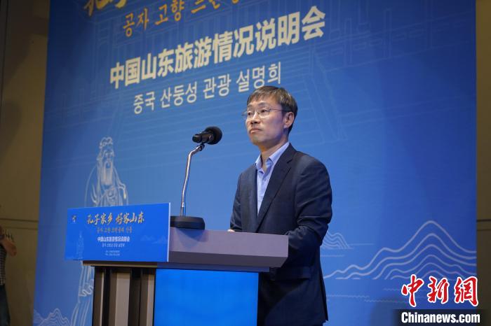 首爾市政府觀光體育局局長金英渙致辭?！⑿?攝