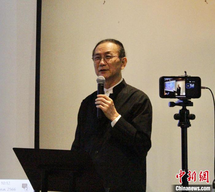 泰國泰中商務委員會主席邱威功致辭。<a target='_blank' href='/' _fcksavedurl='/'><p  align=