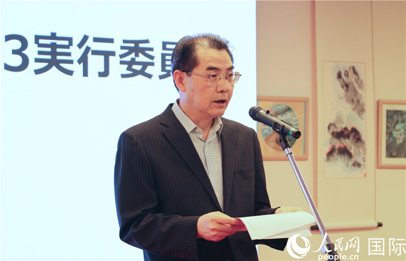 中國駐日本大使吳江浩致辭。人民網 許可攝