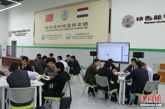 2023年4月，位于杜尚別的塔吉克斯坦魯班工坊課堂。張碩 攝