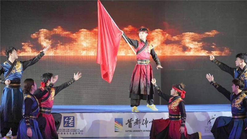 圖為“華夏風 功夫情”演出場景，中國駐阿聯(lián)酋大使館供圖