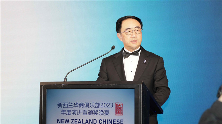 新西蘭華商聯(lián)合總會主席楊健。攝影：張凱
