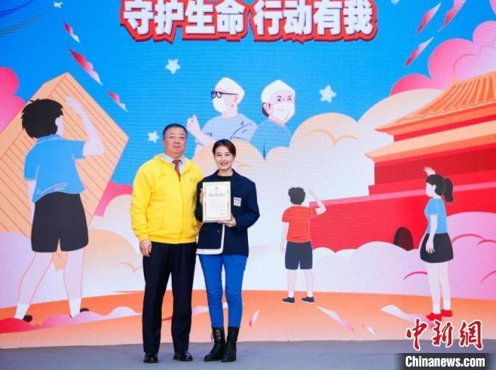 演員周海媚受邀參與公益活動?！」鶆P敏 攝