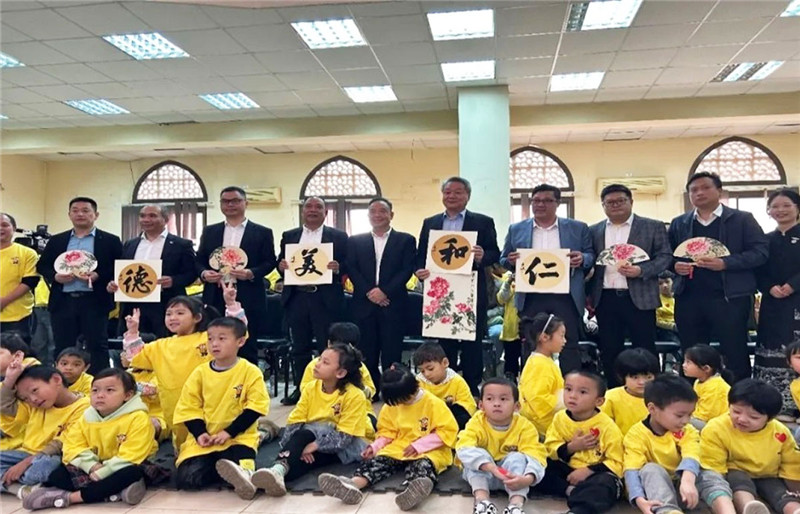 圖為2023“中華文化大樂園—埃及開羅營”閉幕式活動現(xiàn)場。主辦方供圖