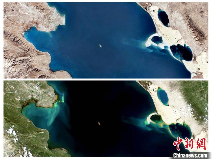 衛(wèi)星鳥瞰“生態(tài)大省”青海：沙化治理明顯，青海湖如藍(lán)寶石