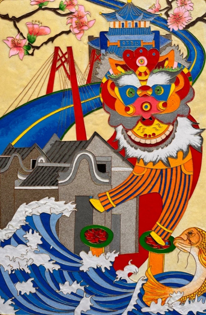 中小學(xué)生創(chuàng)新創(chuàng)意設(shè)計(jì)成果首次登上文博會(huì)。參展觀眾供圖