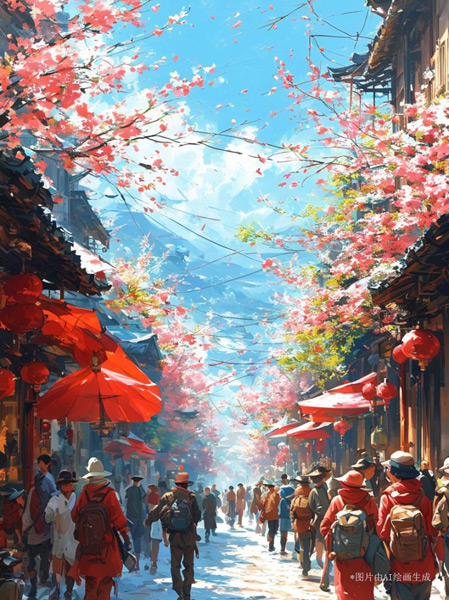 【巳巳如意萬(wàn)象新】漫評(píng)丨紅紅火火中國(guó)年，照見(jiàn)新年新圖景