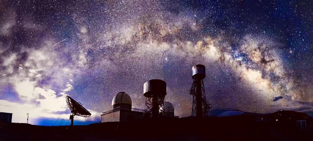 阿里暗夜星空。貢覺群培攝